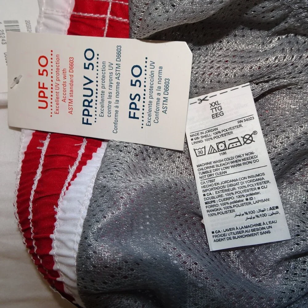 Old Navy American Flag Swim Shorts with Mesh Liner